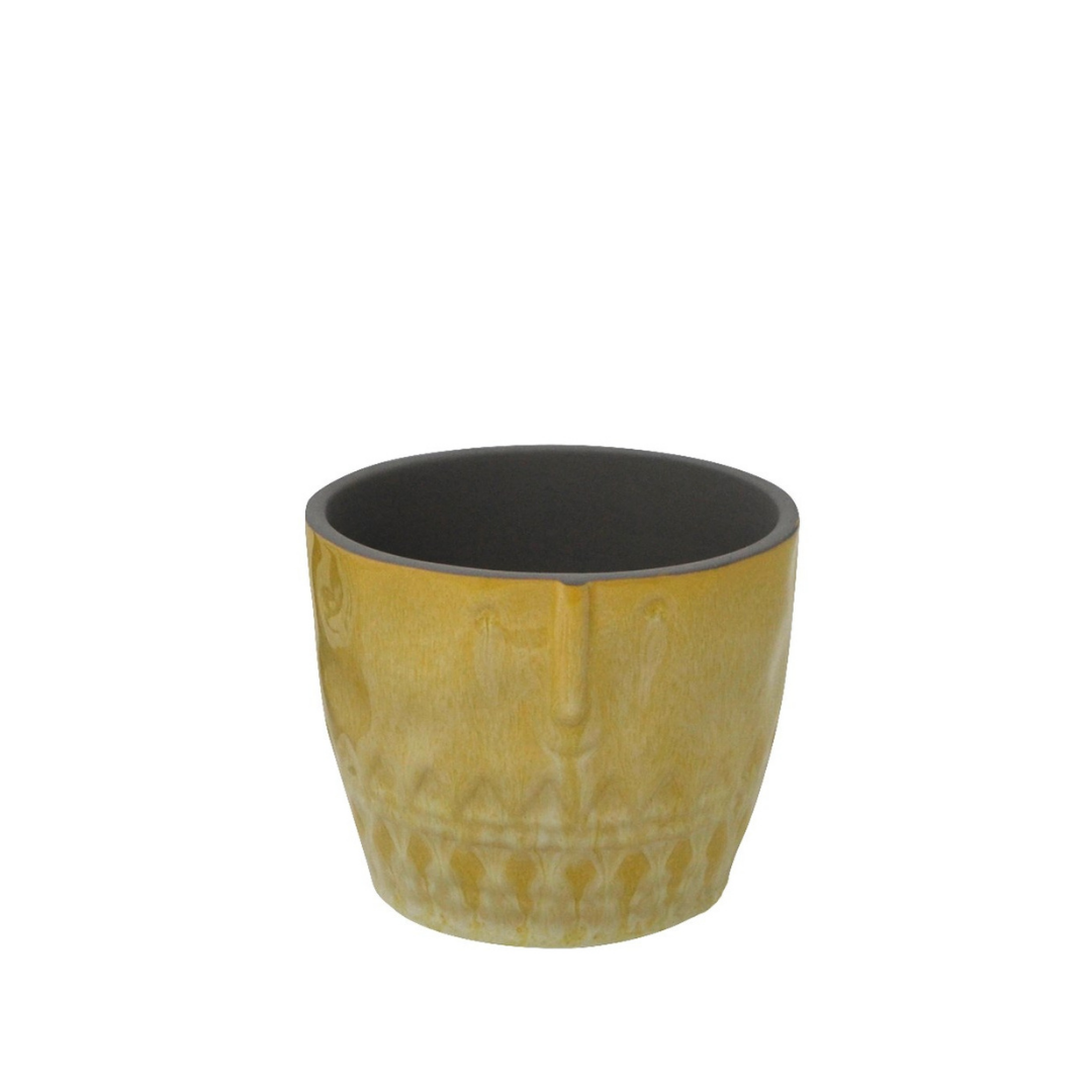 Hiya Plant Pot | Yellow