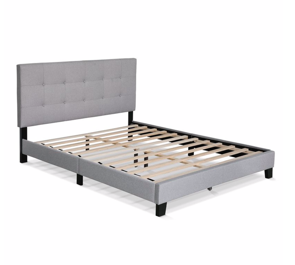 Kaniel Button Tufted Upholstered Platform Bed, Multiple Options