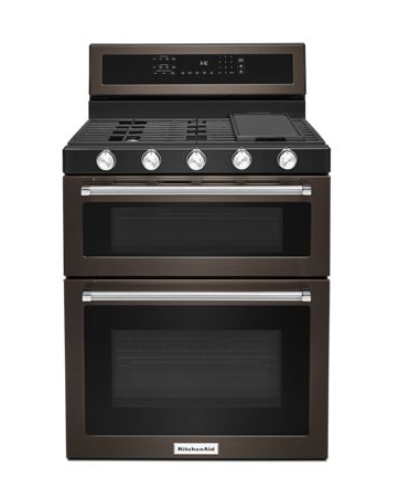 5 Burner Gas Double Oven Convection Range