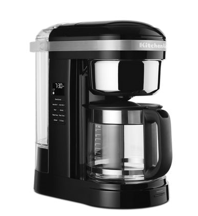 12 Cup Drip Coffee Maker with Spiral Showerhead and Programmable Warming Plate