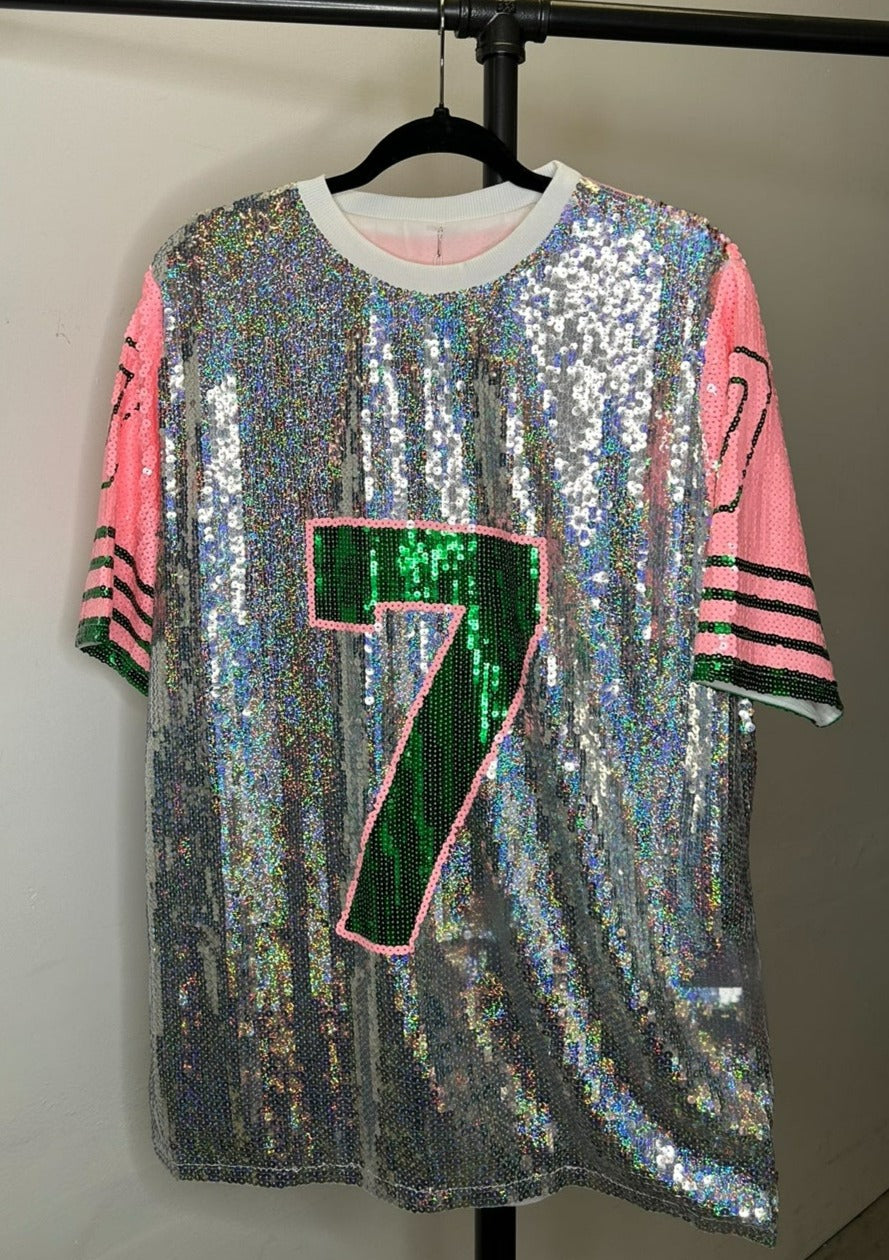 The Pink Door Multicolour Sequin Jersey Regular price