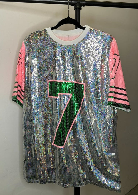 The Pink Door Multicolour Sequin Jersey Regular price