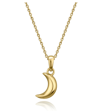 Rey FJ  Solid Gold  Icon Mini Charm Necklace