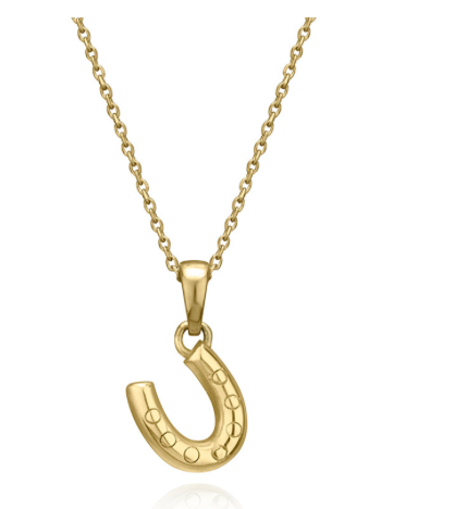 Rey FJ  Solid Gold  Icon Mini Charm Necklace