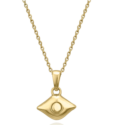 Rey FJ  Solid Gold  Icon Mini Charm Necklace