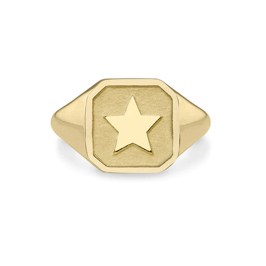 Rey FJ  Icon Dome Square Signet