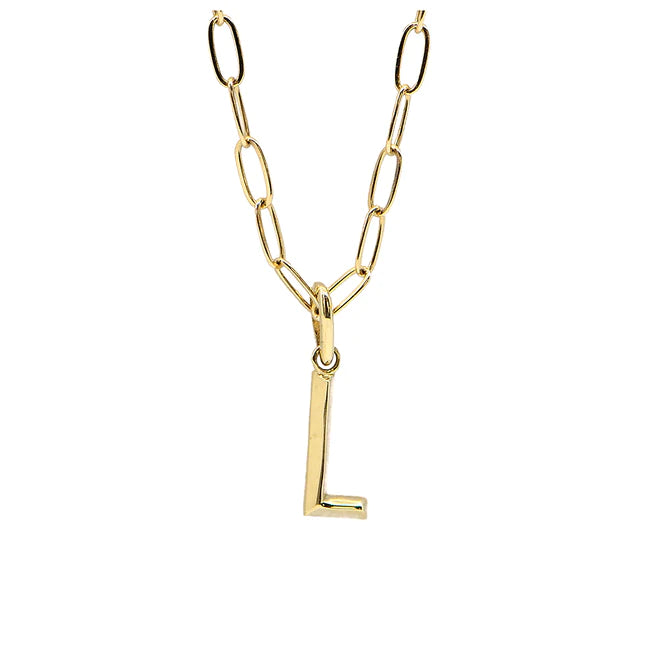 Rey FJ  Mini Mono Charm Necklace