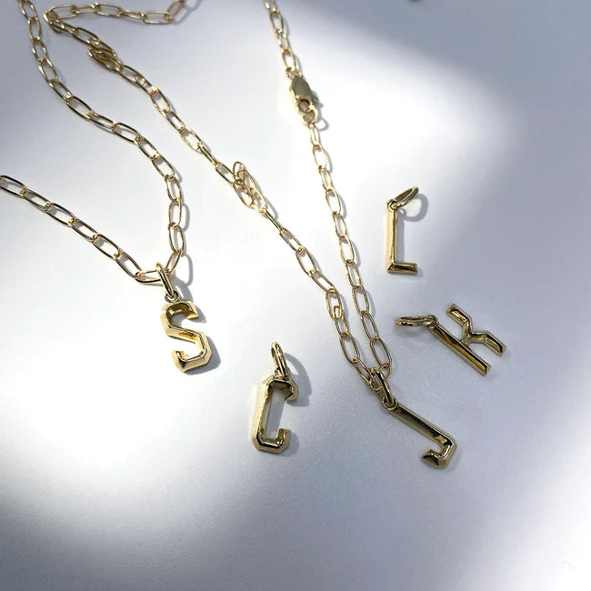 Rey FJ Mini Mono Charm Necklace