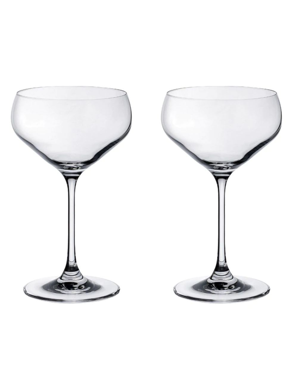 Villeroy & Boch Purismo Coupe 2-Piece Champagne Glass Set