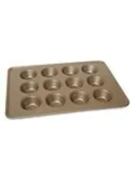 Anna Olson Kitchen 12-Cup Non-Stick Steel Muffin Pan