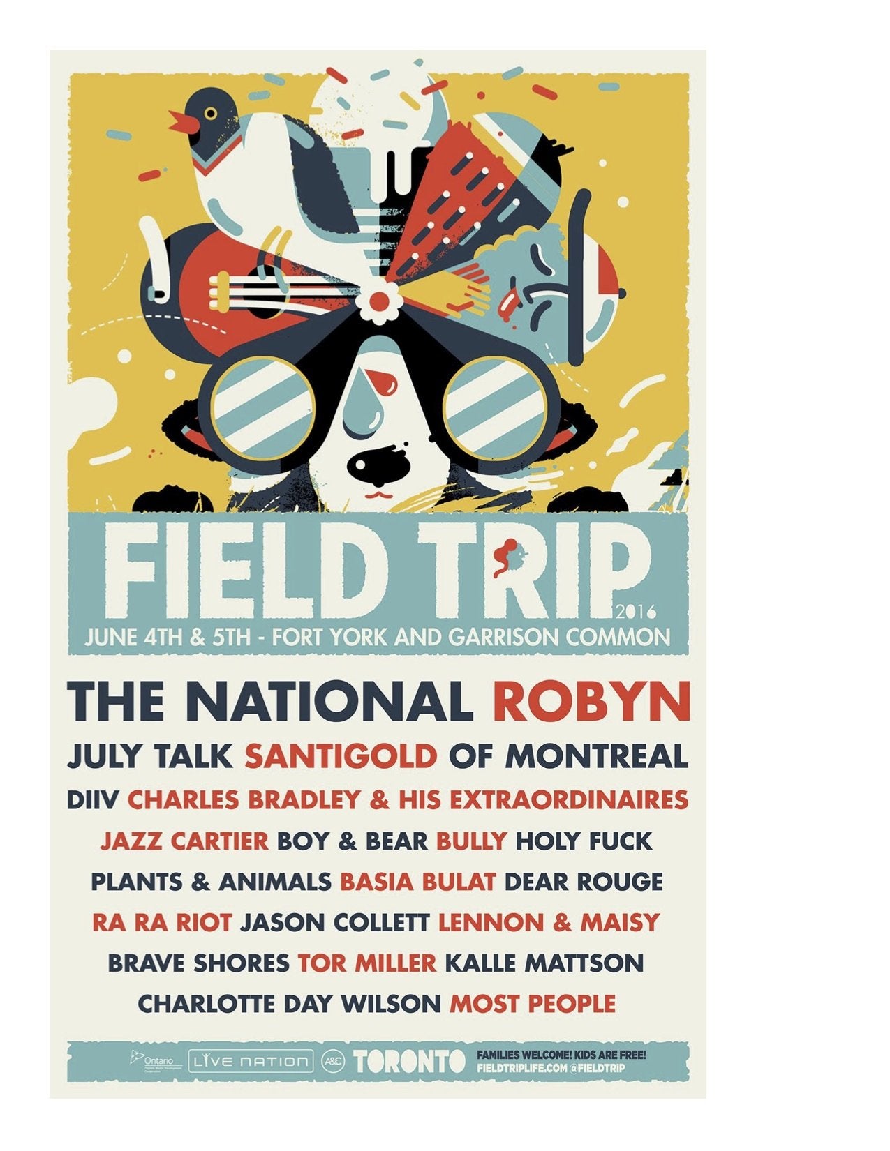 Field Trip - 2016 Yellow Poster
