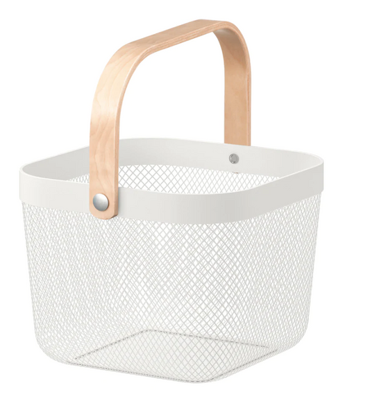 RISATORP White Wire Basket