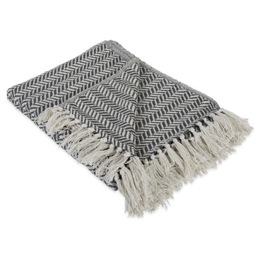 Herringbone Chevron Throw
