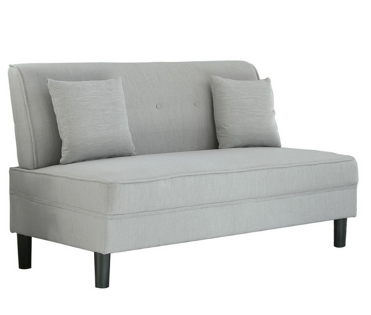 Evelyn Fabric Armless Sofa