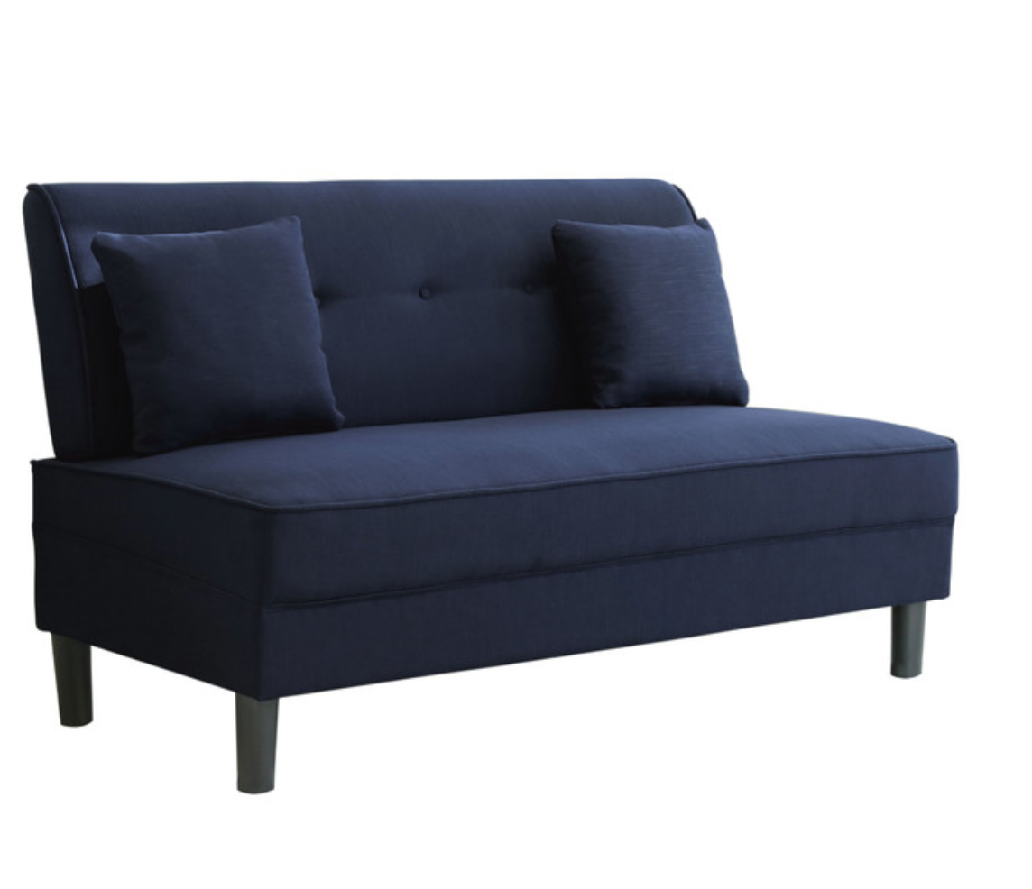 Evelyn Fabric Armless Sofa