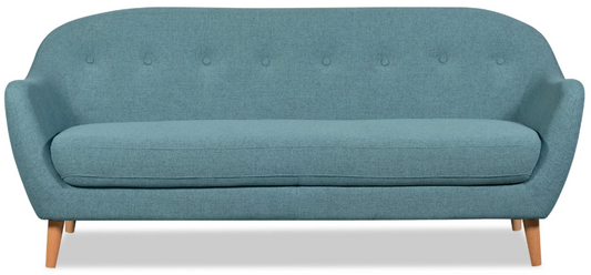 Calla Linen-Look Fabric Sofa