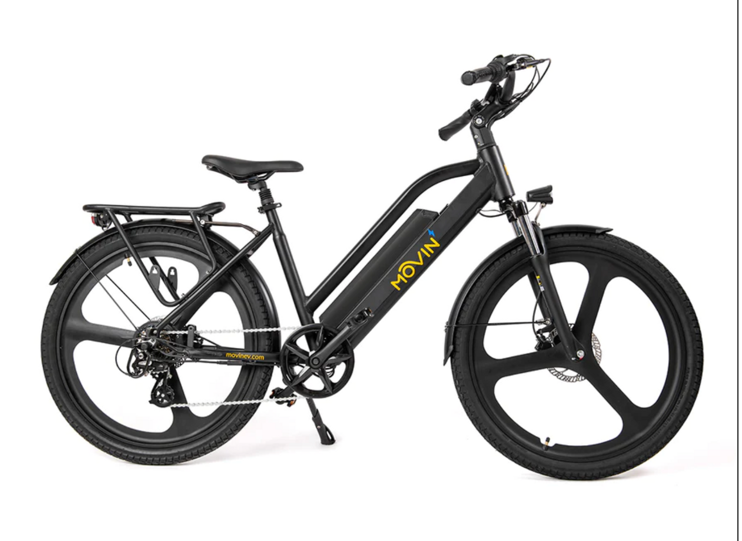 Movin' Tempo - Lightweight Urban Style Electric Bike - Stealth Black